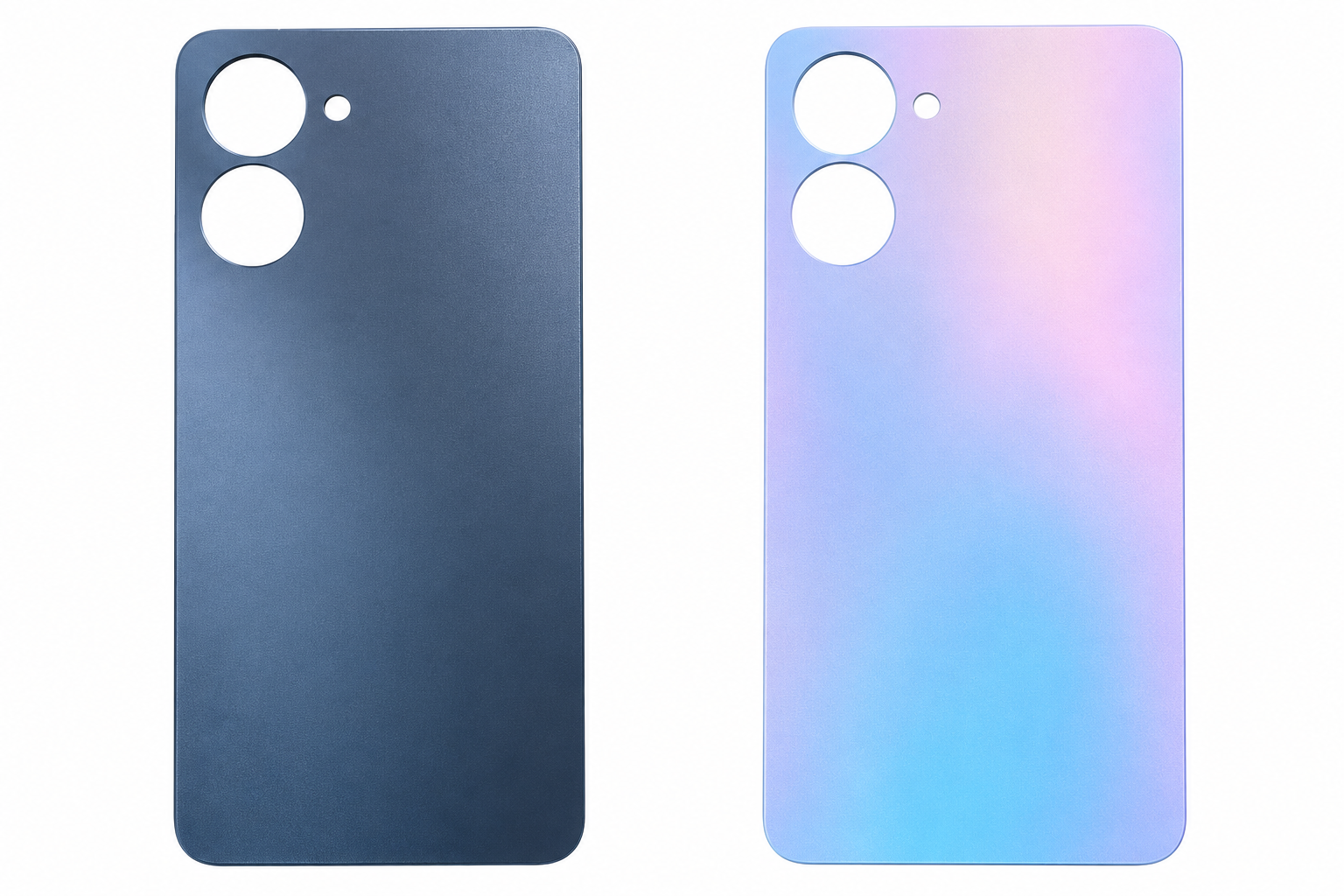 Compatible Replacement for Realme 10 Pro 5G Back Panel – Black & Sky Blue